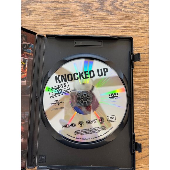 Knocked Up 2007 DVD Full Screen Comedy Seth Rogen Katherine Heigl Pre-Owned - Picture 3 of 4